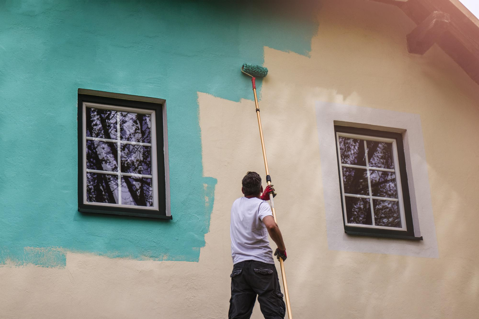 Ravalement et mise en peinture de façade